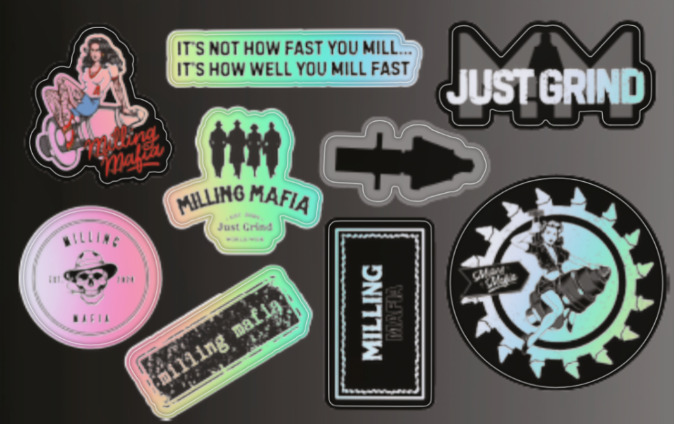 Milling Mafia Sticker Sheet